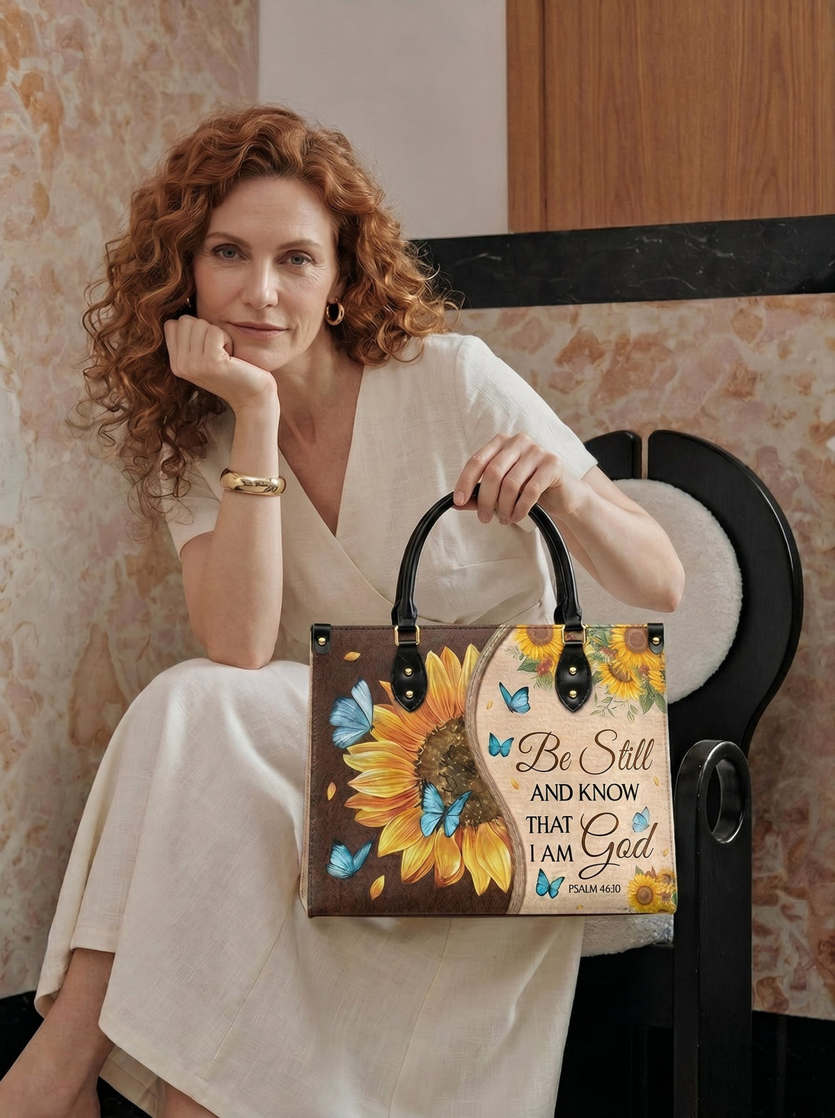 Presence - Psalm 46:10 Leather Handbag Deal