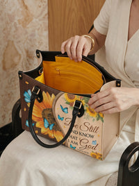 Presence - Psalm 46:10 Leather Handbag Deal
