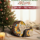 Presence - Psalm 46:10 Circle Crossbody Bag Deal