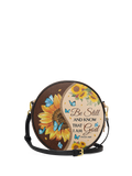 Presence - Psalm 46:10 Circle Crossbody Bag