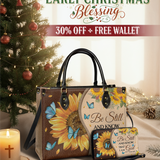 Presence - Psalm 46:10 Leather Handbag Deal