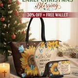 Presence - Psalm 46:10 Leather Tote Bag Deal