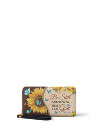 Presence - Psalm 46:10 Leather Wallet Deal