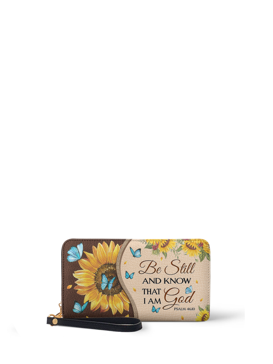 Presence - Psalm 46:10 Leather Wallet Deal