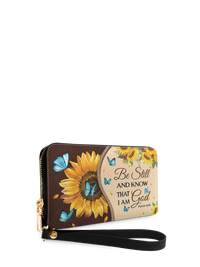 Presence - Psalm 46:10 Leather Wallet Deal