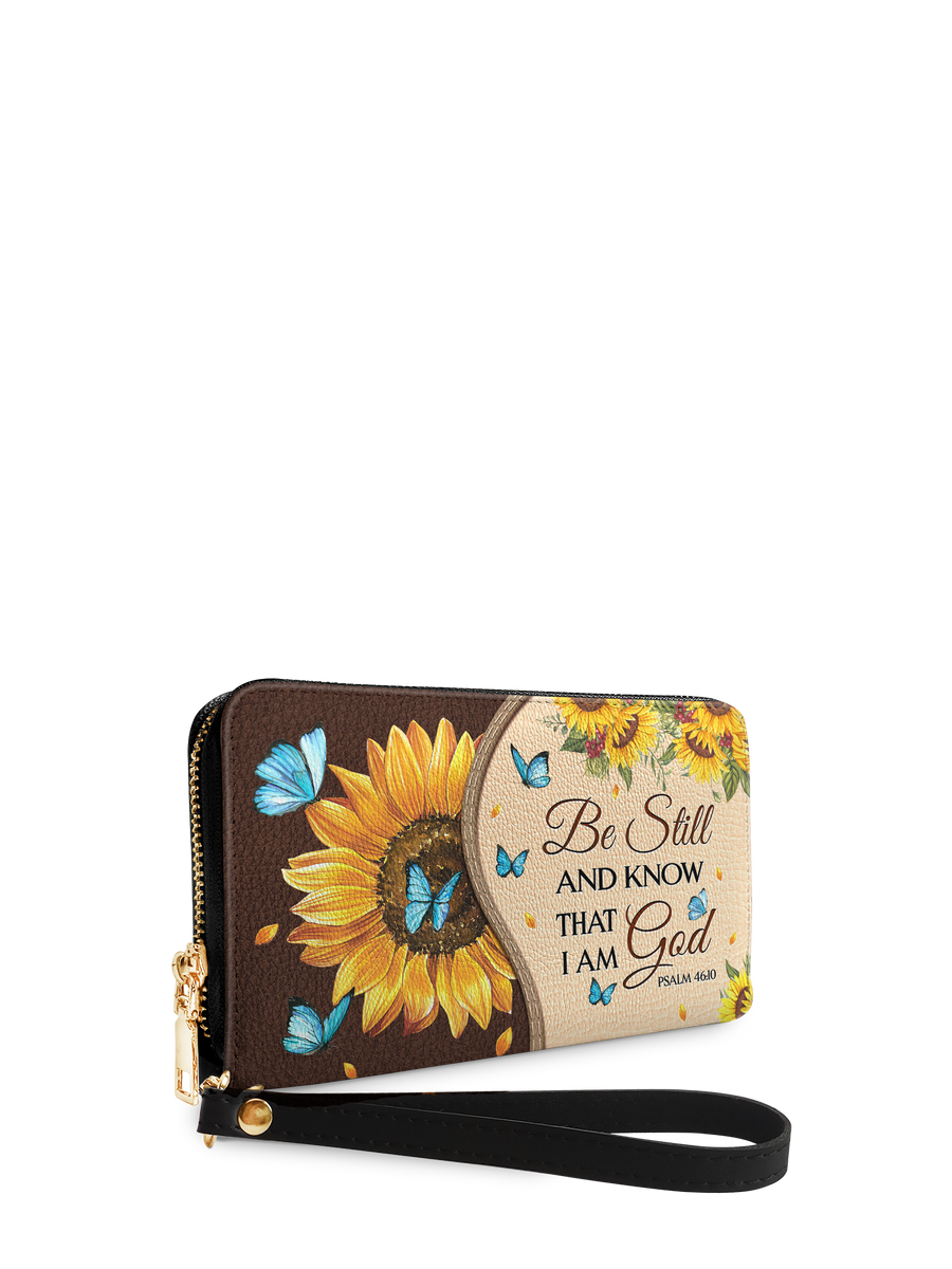 Presence - Psalm 46:10 Leather Wallet Deal