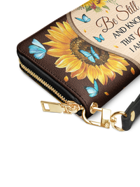 Presence - Psalm 46:10 Leather Wallet Deal