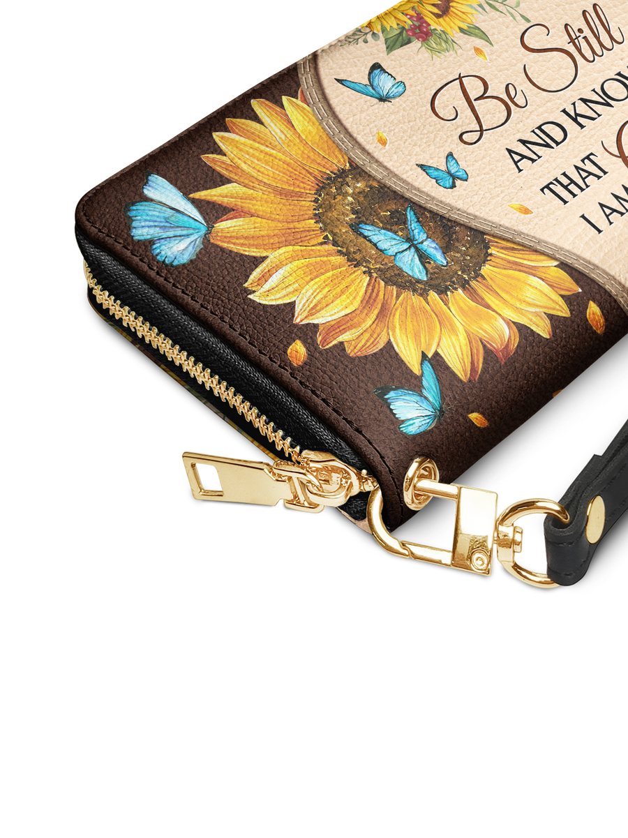 Presence - Psalm 46:10 Leather Wallet Deal