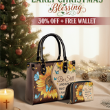"Presence" - Psalm 46:10 Small Leather Handbag Deal