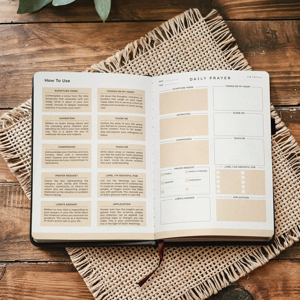Pathway - Proverbs 3:6 Leather Prayer Journal