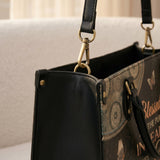 Pure - Matthew 5:8 Leather Handbag