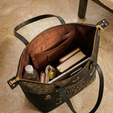 Pure - Matthew 5:8 Leather Tote Bag