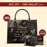 Pure - Matthew 5:8 Leather Handbag Deal