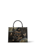 Pure - Matthew 5:8 Leather Handbag