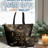 Pure - Matthew 5:8 Leather Tote Bag Deal