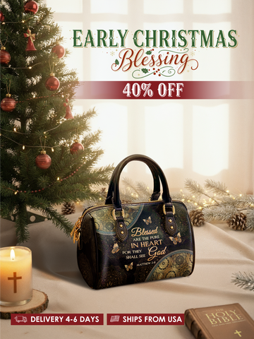 "Pure" - Matthew 5:8 Mini Satchel