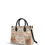 Purpose - Jeremiah 29:11 Deluxe Leather Handbag Pre-order