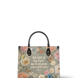Radiance - Psalm 27:1 Deluxe Leather Handbag Pre-order