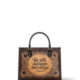 Refuge - Psalm 46:10 Deluxe Leather Handbag Pre-order