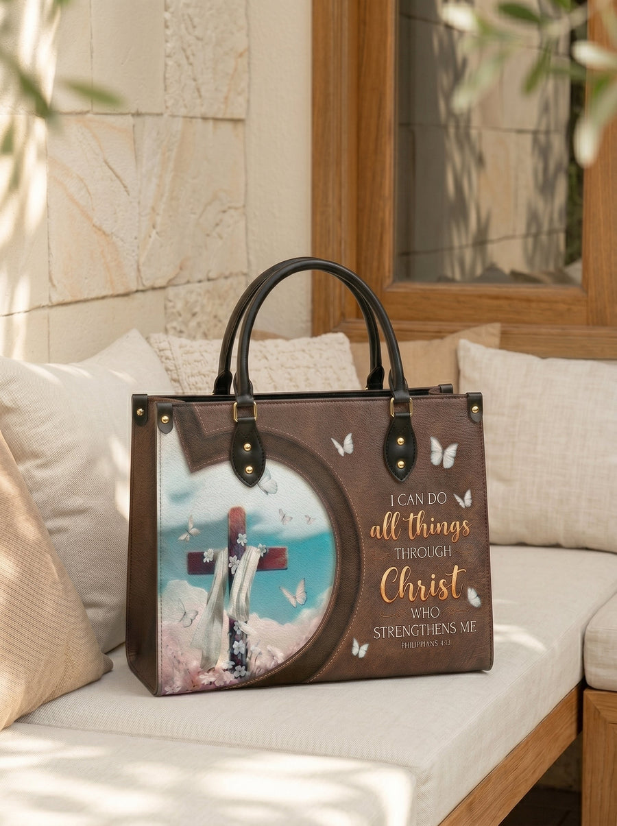 Rise - Philippians 4:13 Leather Handbag Deal