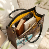 Rise - Philippians 4:13 Leather Handbag