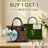 "Rise" - Philippians 4:13 Leather Handbag New Deal