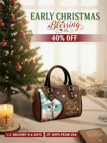 "Rise" - Philippians 4:13 Mini Satchel