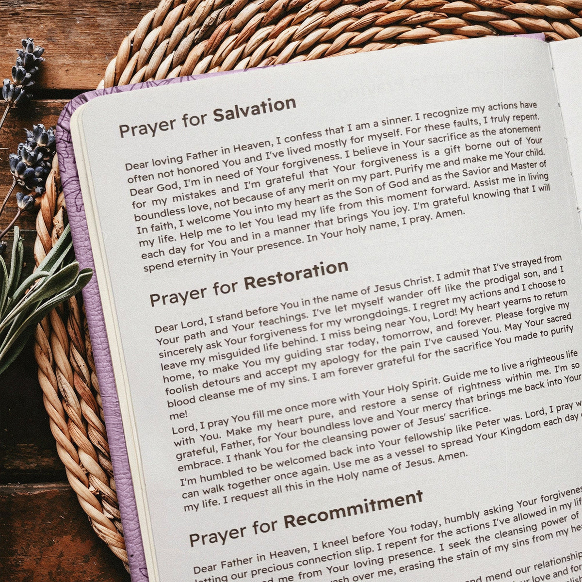 Still - Psalm 46:10 Leather Prayer Journal