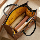 Serene - Psalm 46:10 Leather Handbag