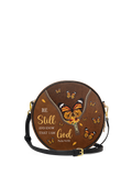 Serene - Psalm 46:10 Circle Crossbody Bag