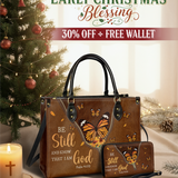 Serene - Psalm 46:10 Leather Handbag Deal