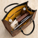 Stillness - Psalm 46:10 Leather Handbag