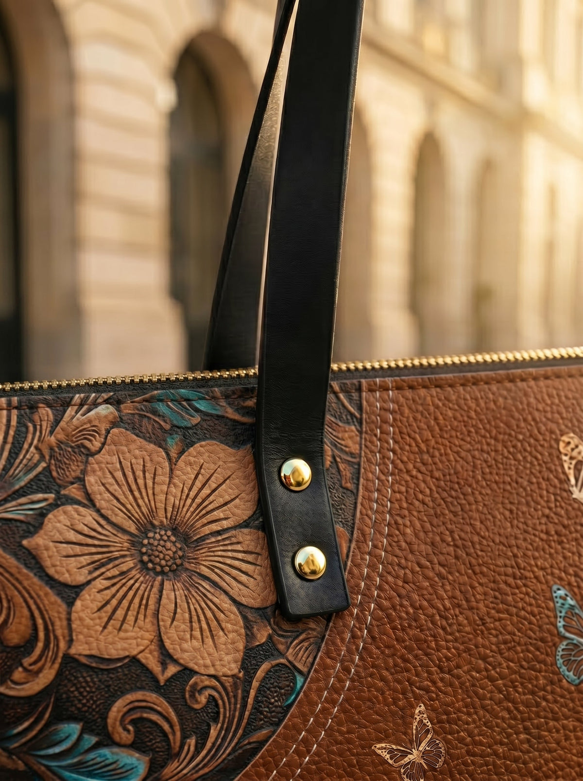 Stillness - Psalm 46:10 Leather Tote Bag Deal