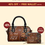 Stillness - Psalm 46:10 Mini Satchel Deal