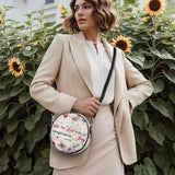 "Melody" - Psalm 118:14 Circle Crossbody Bag