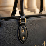 Trust - Proverbs 3:5 Leather Handbag