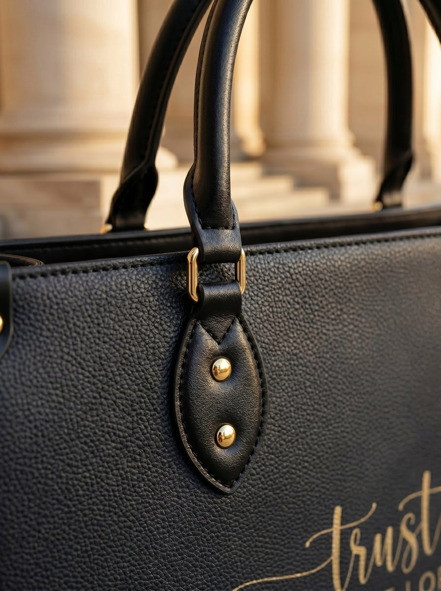 Trust - Proverbs 3:5 Leather Handbag Deal