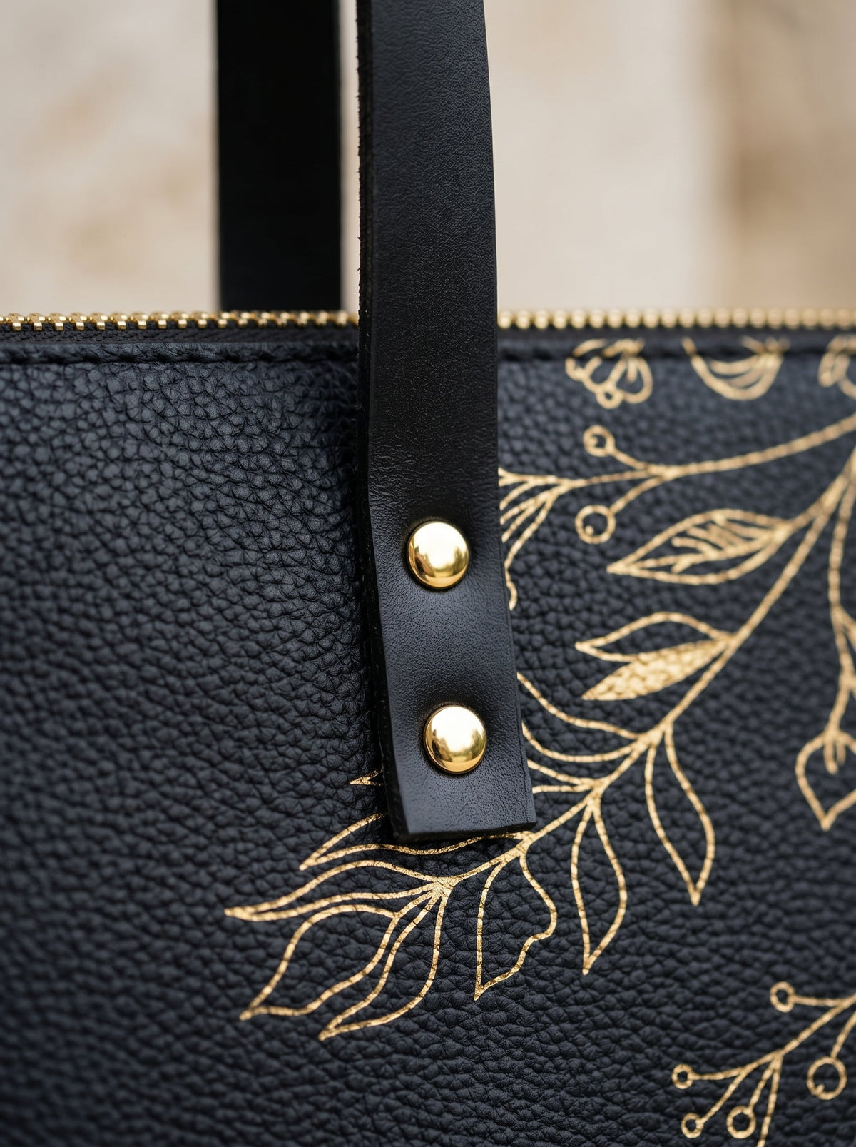 Trust - Proverbs 3:5 Leather Tote Bag