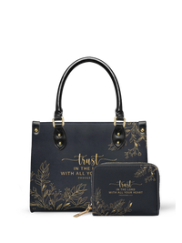 "Trust" - Proverbs 3:5 Small Leather Handbag Deal