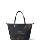 Trust - Proverbs 3:5 Leather Tote Bag