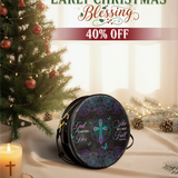 "Unshaken" - Psalm 46:5 Circle Crossbody Bag