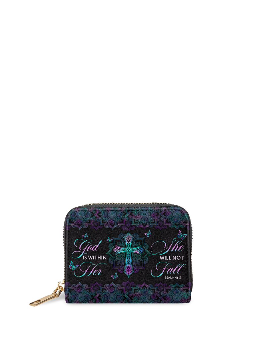 Unshaken - Psalm 46:5 Mini Wallet