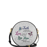 "Virtue" Circle Crossbody Bag