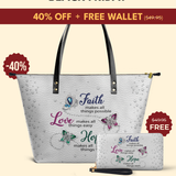 Virtue Leather Tote Bag Deal