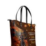 "Warrior" Leather Tote Bag