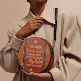 "Waymaker" Circle Crossbody Bag