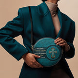 "Lighthouse" Circle Crossbody Bag