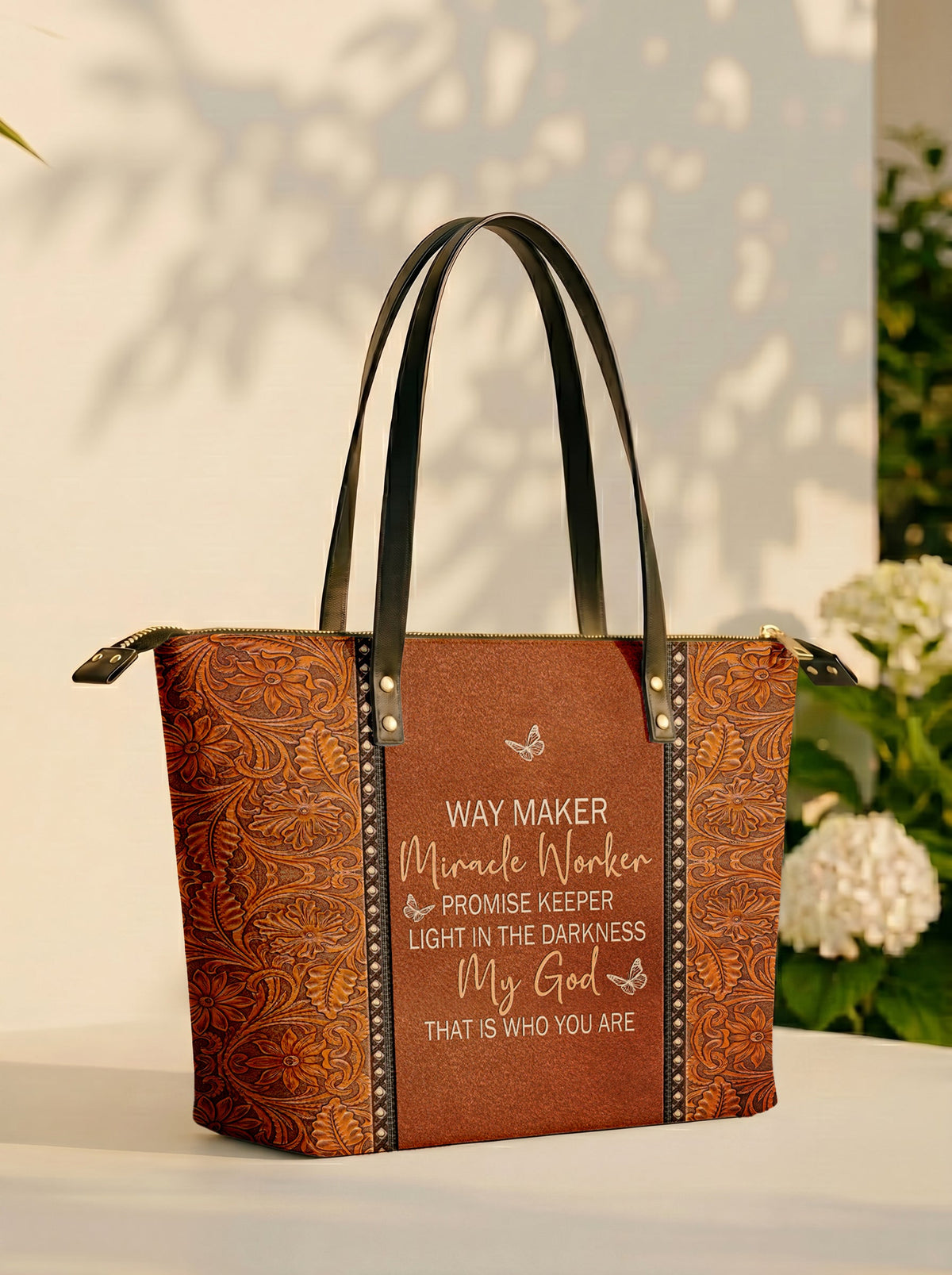 Waymaker Leather Tote Bag