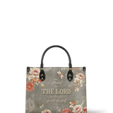 Wholehearted - Proverbs 3:5 Deluxe Leather Handbag Pre-order