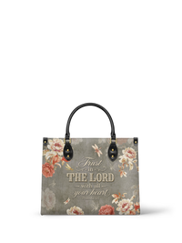Wholehearted - Proverbs 3:5 Deluxe Leather Handbag